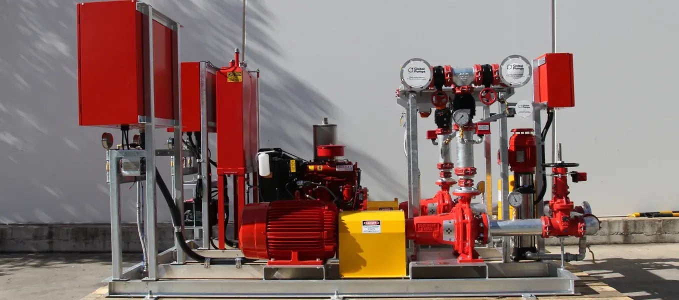 Fire pump sets - lithium mine site Australia